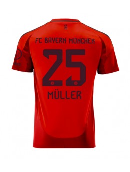 Billige Bayern Munich Thomas Muller #25 Hjemmedrakt 2024-25 Kortermet